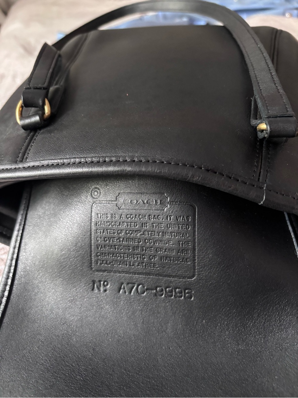 Vintage Coach Medium Framed Pouch - Picture 3 of 7
